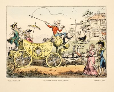 Auriga Snip en terreno elevado, 1890 de George Cruikshank